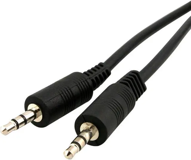 Alt view image 4 of 5 - Cables Unlimited 6 feet 3.5mm Male to Male Stereo Audio Cable with nickel plated Plugs for DVD players, laptops, portable CD