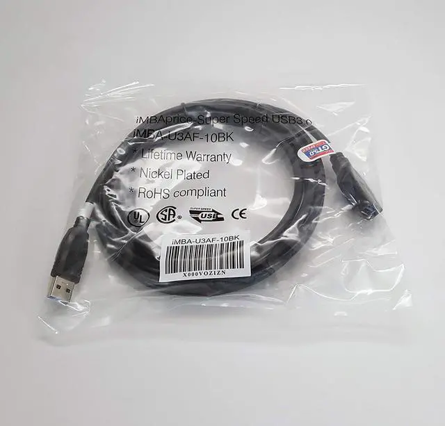 Alt view image 4 of 5 - iMBAPrice USB 3.0 Extender - 10 Feet SuperSpeed USB 3.0 A Male to USB 3.0 A Female Extension Cable (Black)