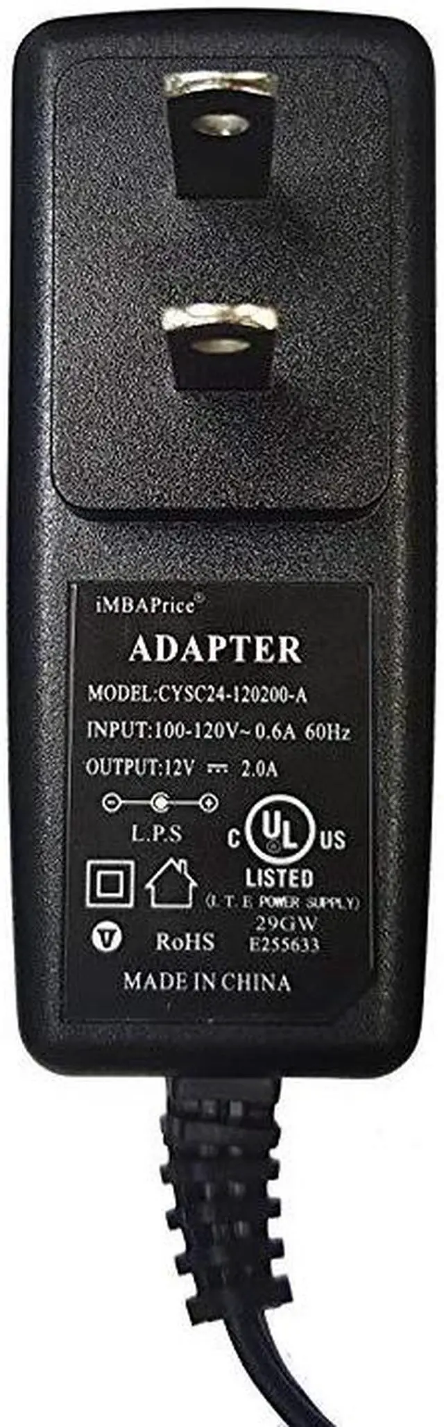 Alt view image 4 of 7 - amamax wall adapter power supply 12v dc 2a, 5.5mm 2.1mm ul listed