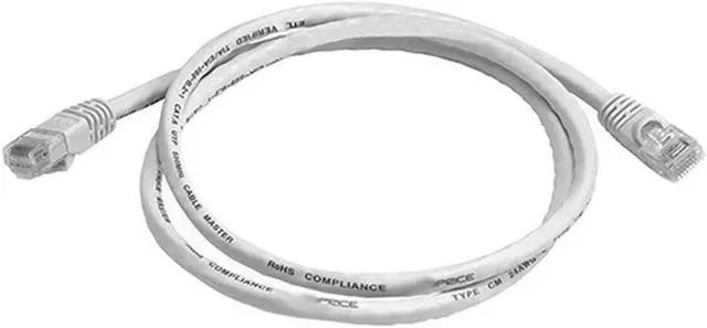 Alt view image 2 of 3 - iMBAPrice - Cat6 Snagless RJ45 Ethernet Patch Cable in White (3 Feet) - 10 Pack