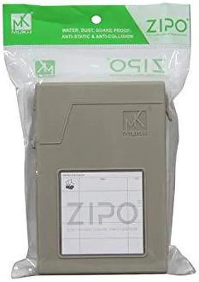 Alt view image 3 of 4 - iMBAPrice Zipo 3.5" Stackable Hard Drive Protector Case - 3.5-Inch IDE/SATA HDD Storage Box (Pack of 1) Gray