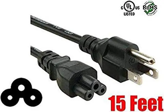 Main image of iMBAPrice Mickey Mouse Power Cord - 15 Ft. Long Laptop Power Cable for Acer/Asus/Compaq/Dell/Gateway/HP/IBM/Lenovo/MSI/Sony/Toshiba Notebook Computer