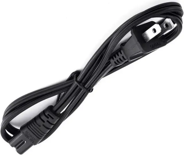 Alt view image 2 of 2 - iMBAPrice (3 Feet) 2-Prong AC Power Cord Cable for Vizio Smart TV/Led TV/E Series/M Series (UL Listed)