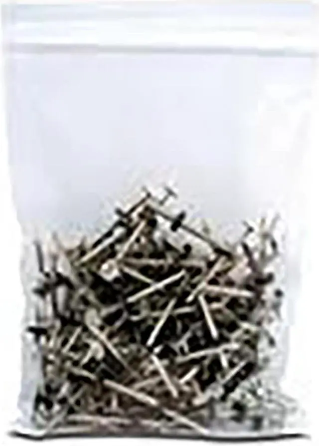 Alt view image 3 of 3 - PREMIUM High Quality 2X, 1000 CLEAR Reclosable Zipper Bags 2'' x 2'' - 2 mil thick (50mm x 50mm)
