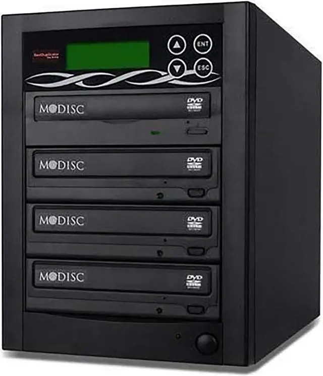 Alt view image 2 of 3 - Bestduplicator Pro Hd Series - 4 Target External Disc Dvd/cd Duplicator Built-in 500gb Hard Disk Drive & 24x Burners