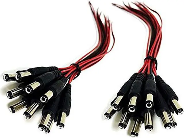 Alt view image 2 of 8 - iMBAPrice CCTV Security Camera DC Male Power Plug Pigtail Cable (20 Pack)