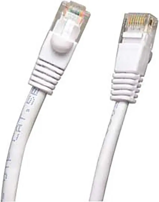 Alt view image 2 of 2 - iMBAPrice - Snagless Cat6 Ethernet Network Patch Cable RJ45 (25 Feet, White)