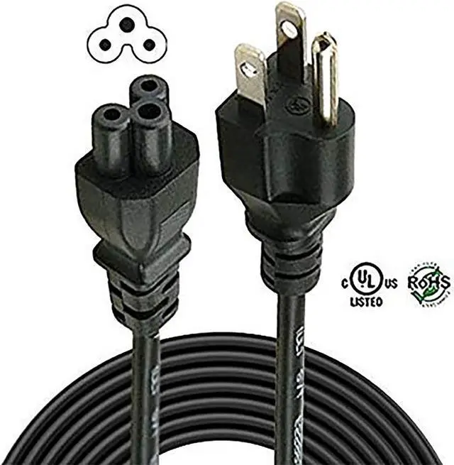 Alt view image 4 of 6 - iMBAPrice 15 Feet Extra Long AC Power Cord Cable (NEMA 5-15P to IEC320C5) for LG TV (65LB6190/55LB5900/50LN5750/47GA6400
