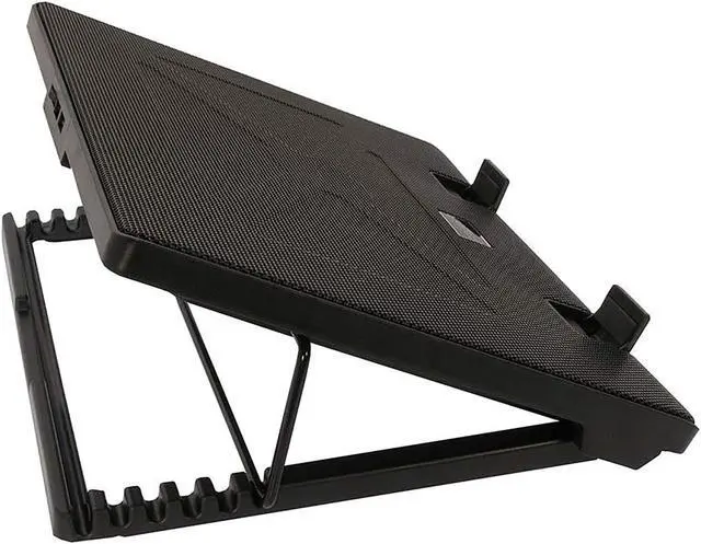 Alt view image 2 of 4 - iMBAPrice - Quiet Portable 12" - 17" Laptop Cooler Cooling Pad - Ultra Slim 2xUSB Powered (5 Fans) with Adjustable Heigh
