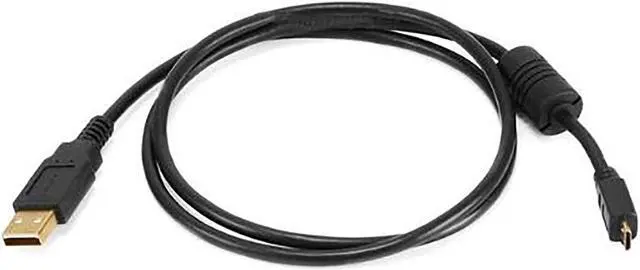 Alt view image 3 of 3 - iMBAPrice -Pro iMBA PREMIUM USB Series - 3ft USB 2.0 A Male to Micro 5pin Male 28/24AWG Cable w/ Ferrite Core - Gold Plated - Charging cable and Data Transfer - for MOTOROLA DROID, SAMSUNG GALAXY (S1,