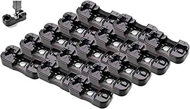 Main image of iMBAPrice Keystone Jack Punch Down Stand Holder for Cat5E/Cat6 and RJ11/RJ12 Keystone Jacks (Pack of 5)