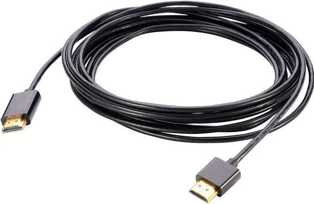 Alt view image 4 of 5 - iMBAPrice iMBA-RDM-10BK 10-Feet Ultra Slim Series High Performance HDMI Cable with RedMere Technology Chip and 4K Suppor