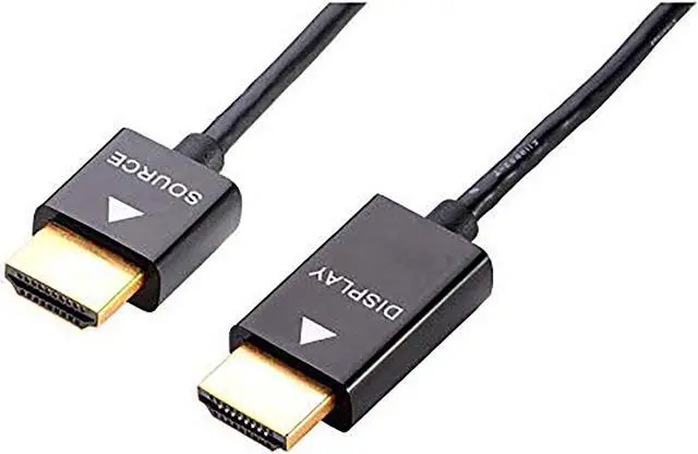 Alt view image 3 of 5 - iMBAPrice iMBA-RDM-10BK 10-Feet Ultra Slim Series High Performance HDMI Cable with RedMere Technology Chip and 4K Suppor