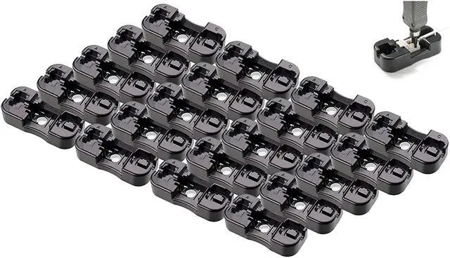 Alt view image 4 of 5 - iMBAPrice Keystone Jack Punch Down Stand Holder for Cat5E/Cat6 and RJ11/RJ12 Keystone Jacks (Pack of 25)