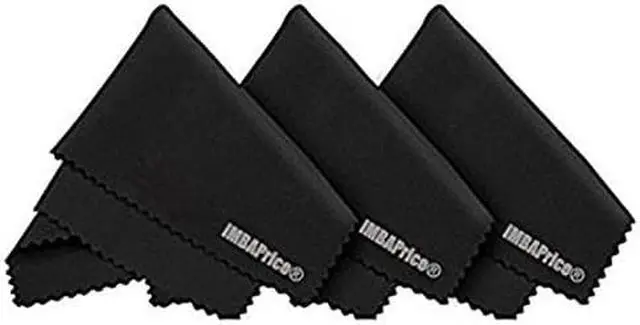 Alt view image 2 of 2 - iMBAPrice (3 Pack) 7"x6" Premium Microfiber Cleaning Cloths for iPads/iPhones/Tablets/LCD Monitor/TV/Eye Glasses/Samsung