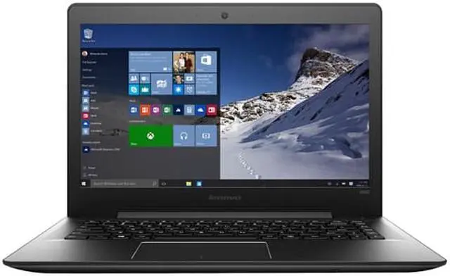 Alt view image 2 of 6 - Lenovo Ideapad 500S-14ISK Core™ i7-6500U 2.5GHz 256GB SSD 8GB 14" (1920x1080) BT WIN10 Webcam BLACK Backlit Keyboard