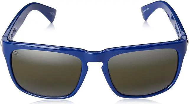 Alt view image 2 of 4 - cKnoxville Wayfarer Sunglasses - Alpine Blue Frame Grey Bi-Gradient Lenses