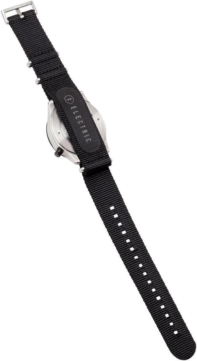 Alt view image 3 of 6 - Electric FW01 Men's Black Japanese Quartz Round Watch Nylon Strap EW001002-0001