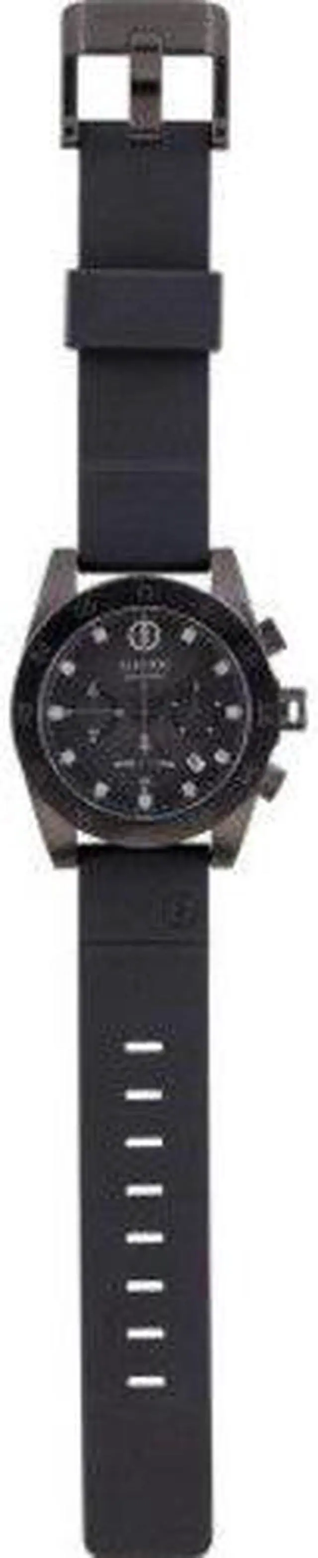 Main image of Electric DW01 Men's Black Chronograph Quartz Watch Rubber Strap EW003003-0005