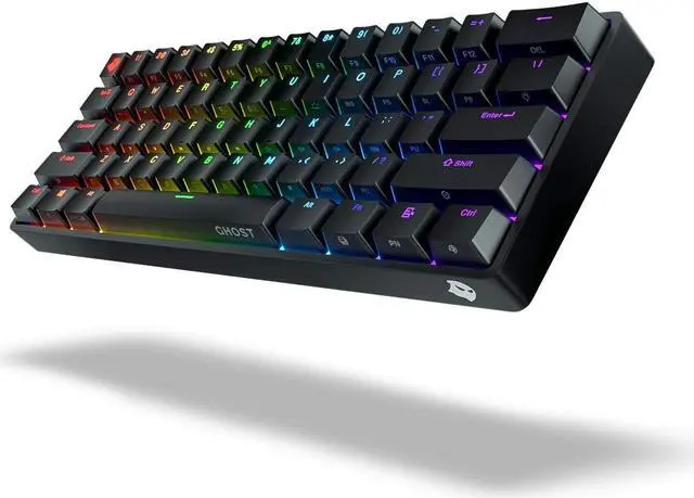 Alt view image 2 of 7 - Ghost K1 - Wireless Keyboard Black Cherry MX Blue (Click)