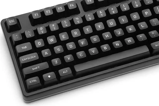 Alt view image 4 of 6 - DROP MT3 White-on-Black Keycap Set, ABS Hi-Profile Keycaps, Doubleshot Legends, MX Style Covers Fullsize, Tenkeyless, Winkeyless, 60%, 65%, and 75% (Base Kit)