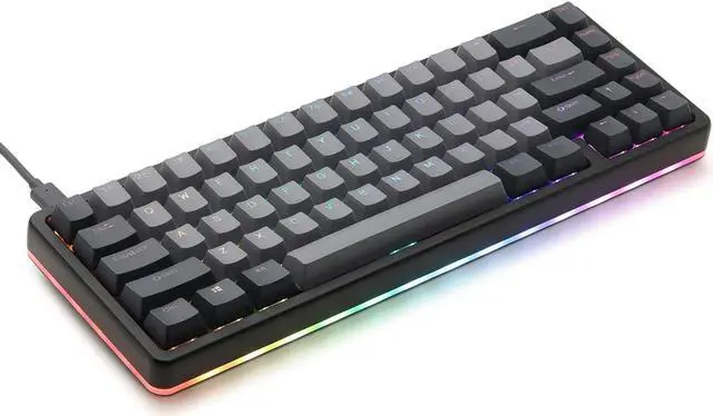 Alt view image 3 of 7 - DROP ALT High-Profile Mechanical Keyboard  65% (67 Key) Gaming Keyboard, Hot-Swap Switches, Programmable Macros, RGB LED Backlighting, USB-C, Doubleshot PBT, Aluminum Frame (Cherry MX Brown, Black)