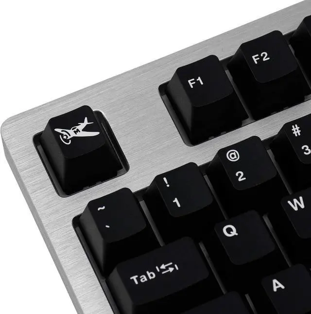 Alt view image 5 of 7 - Mistel Doubleshot PBT Keycaps for Mechanical Keyboard with Cherry MX Switches and Clones, OEM Profile 108 Keys Plus Extra 11 Keys Set, PBT Keycaps with 6.25U Space Bar for PC Gaming Keyboard, Black