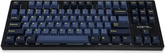 Alt view image 4 of 7 - Mistel Doubleshot PBT Keycaps for Mechanical Keyboard with Cherry MX Switches and Clones, 108 Keys Plus Extra 11 Keys Set, PBT Keycaps with 6.25U Space Bar for PC Gaming Keyboard, Glaze Blue