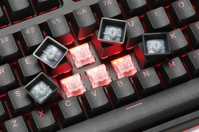 Alt view image 6 of 7 - Drop Skylight Series Keycap Set  Doubleshot PBT, OEM Profile, Shine-Through, Backlit, for Cherry MX Switches & Clones, and CTRL, ALT, ENTR, TKL, and 61, 87, 104, and 108-key layouts (Black)