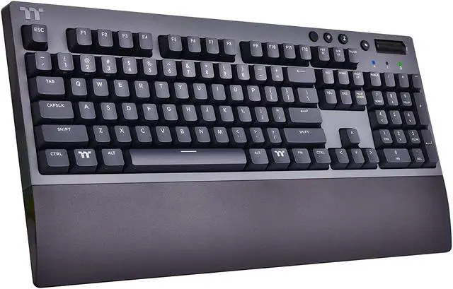 Main image of Thermaltake W1 Wireless Gaming Keyboard Cherry MX Blue, 2.4GH per Minute, Bluetooth 4.2, Low Energy Technology, USB Type-C Connection. GKB-WOW-BLSNUS-01