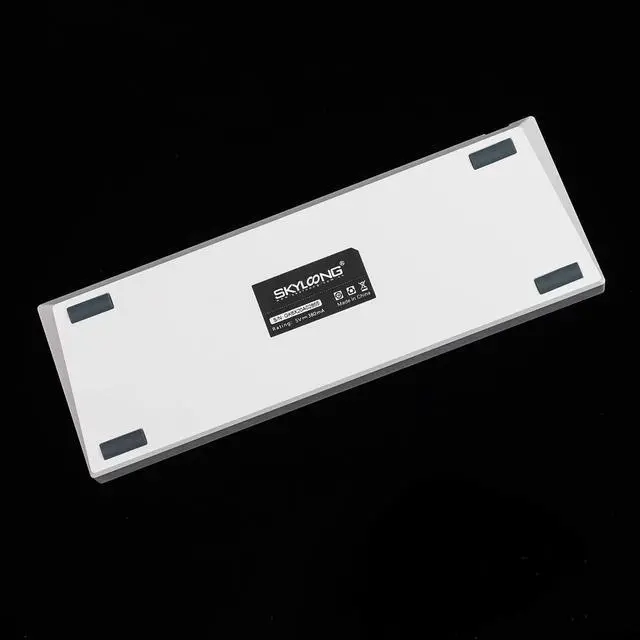 Alt view image 5 of 7 - YMDK GH60 GK61 RGB Hot Swap Independent Driver Tyce-C ANSI Mechanical Keyboard DIY kit Plastic Case CNC Aluminum Case Plate PCB (Plastic White GK61X Wired)