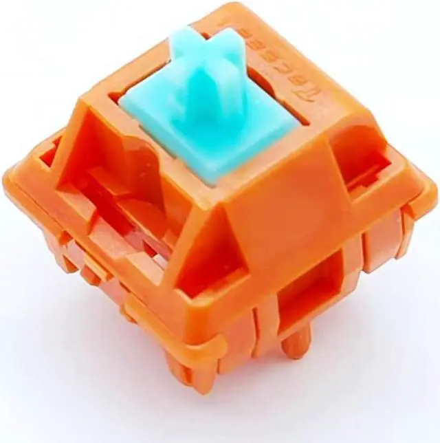 Main image of Tecsee Purple Panda PME Material Linear Keyboard Switches | Cherry-Style | Mechanical Gaming Keyboards | Long Stem | Plate Mounted | SMD 5 Pin RGB Switches for Backlit Keyboard (Carrot 90)