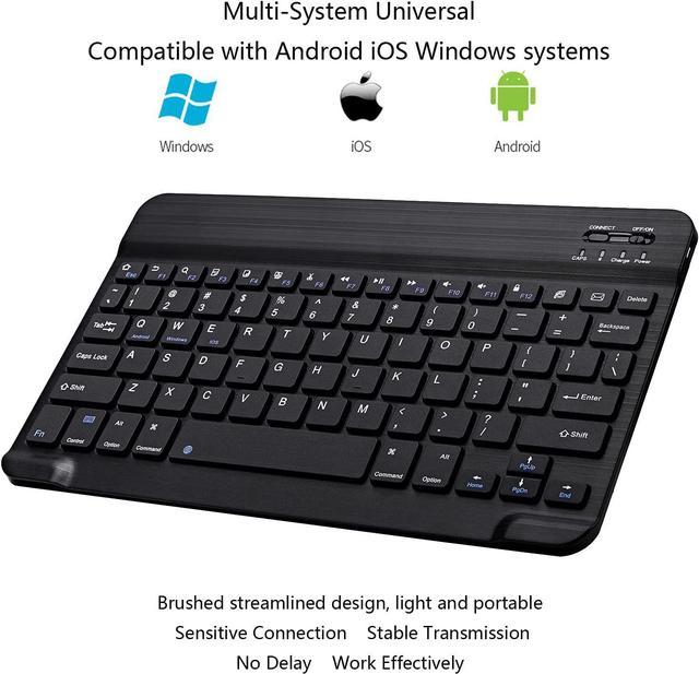 Ultra-Slim Bluetooth Keyboard Portable Mini Wireless Keyboard