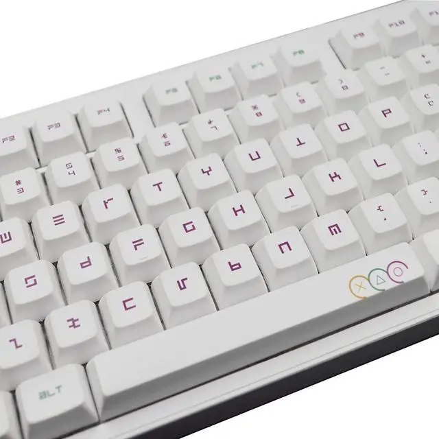 Alt view image 2 of 6 - 104 Keycaps PBT XDA DSA Thermal Sublimation Process Mechanical Keyboard Keycaps for Gateron Cherry MX RGB Switches