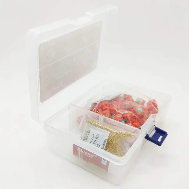 Alt view image 6 of 7 - Tecsee Purple Panda PME Material Linear Keyboard Switches | Cherry-Style | Mechanical Gaming Keyboards | Long Stem | Plate Mounted | SMD 5 Pin RGB Switches for Backlit Keyboard (Carrot 90)