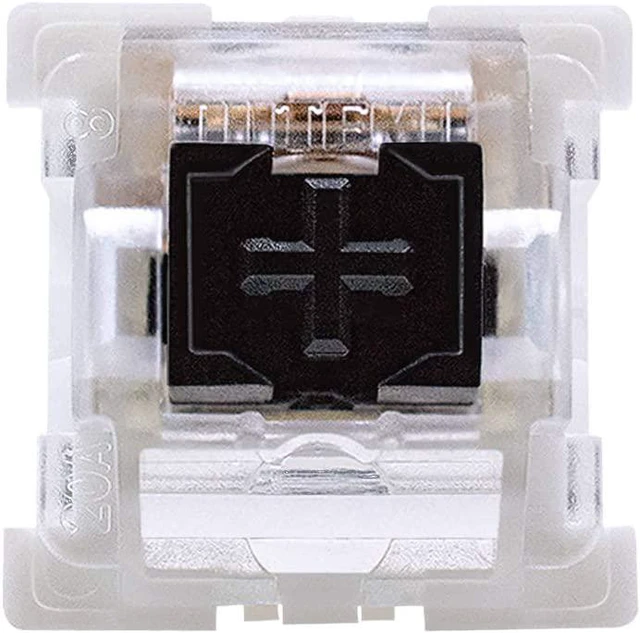 Alt view image 2 of 5 - outemu Black Switches,20-Pack 3-Pin Linear Heavy 65gf Dustproof RGB Key Switches - Cherry MX Equivalent - DIY Replaceable for Mechanical Keyboard