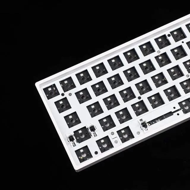 Alt view image 2 of 7 - Skyloong 64 GK64 GK64x RGB Hot Swap Programmable Wired Case PCB Plate Cherry MX Keyboard DIY kit Replacable Space