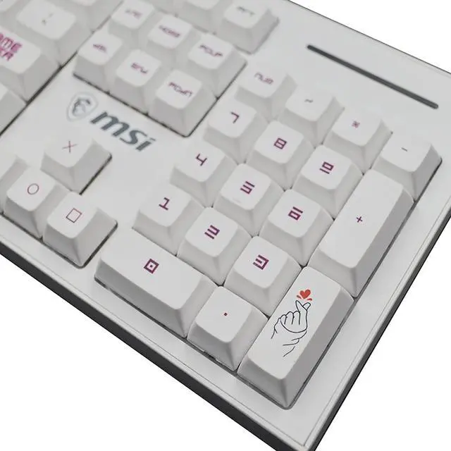 Alt view image 4 of 6 - 104 Keycaps PBT XDA DSA Thermal Sublimation Process Mechanical Keyboard Keycaps for Gateron Cherry MX RGB Switches