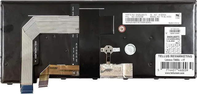 Alt view image 4 of 6 - Replacement Italian Backlit Keyboard for Lenovo Thinkpad T460s T470s