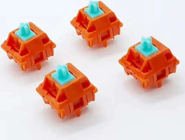 Alt view image 5 of 7 - Tecsee Purple Panda PME Material Linear Keyboard Switches | Cherry-Style | Mechanical Gaming Keyboards | Long Stem | Plate Mounted | SMD 5 Pin RGB Switches for Backlit Keyboard (Carrot 90)