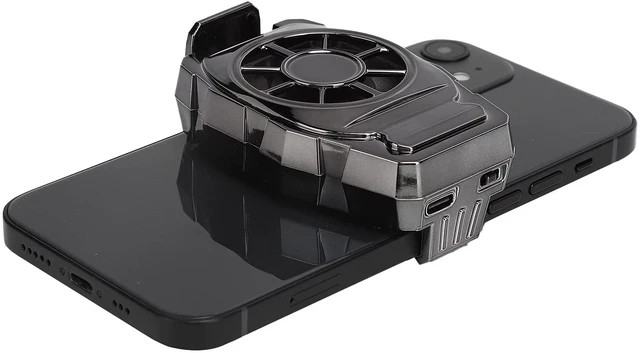 Alt view image 5 of 7 - Zopsc-1 Portable Smart Phone Cooler Fan Phone Cooling Fan Game Radiator Phone Gaming Clip on Cooling Fan Phone Retractable Clamp Cooler with Light Wind Cooling for Gaming