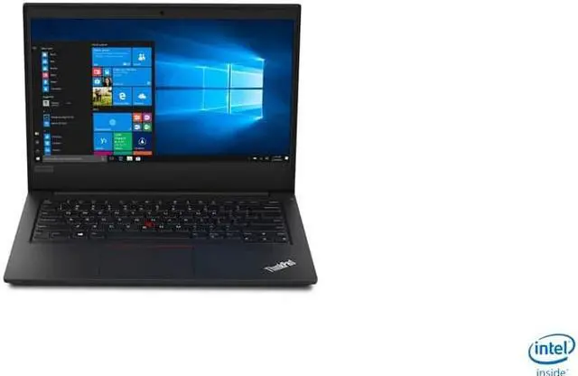 Alt view image 4 of 6 - Lenovo ThinkPad E490 14" Core i3-8145U 8GB RAM 128GB SSD  2.1GHz(1366x768) BT WIN10 Pro Webcam BLACK