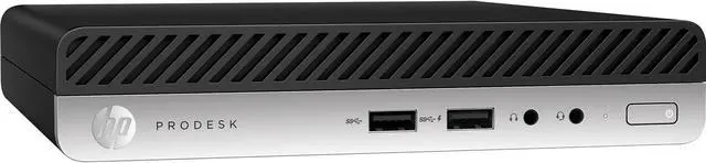 Alt view image 6 of 7 - HP ProDesk 400 G4 Mini Desktop Computer, Intel Six-Core i5-8500T, 8GB RAM, 256GB SSD, Windows 10 Pro (Renewed)