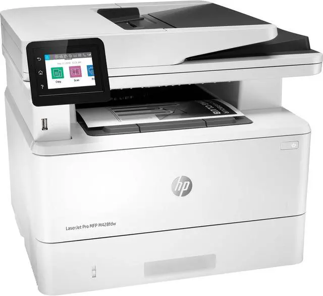 Alt view image 2 of 15 - HP LaserJet Pro Multifunction M428fdw Wireless Laser Printer, 40ppm, Print, Scan, Copy, Fax (W1A30A) , White