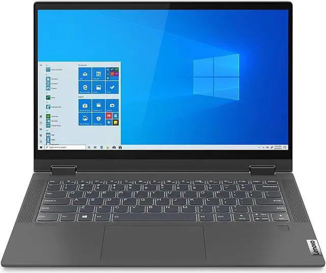 Alt view image 8 of 12 - Lenovo IdeaPad Flex 5 14" FHD Convertible, AMD Ryzen 3 4300U, 4GB RAM, 128GB SSD, Graphite Grey, Windows 10S, 81X2000HUS Laptop Notebook