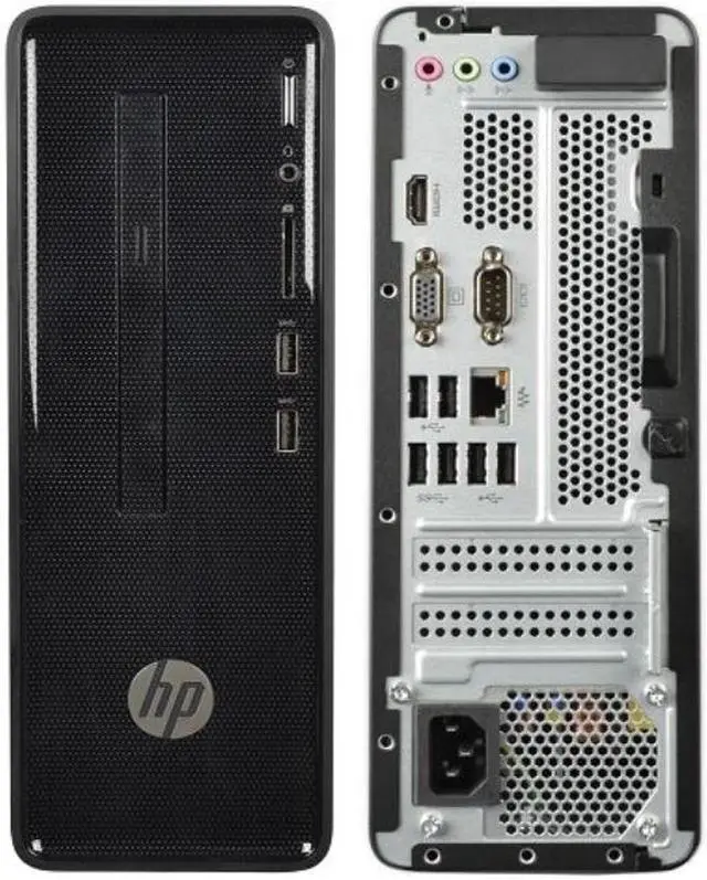Alt view image 3 of 3 - HP Slimline 290-p0056 Tower 8GB 1TB Intel Core i5-8400 X6 2.8GHz, Black