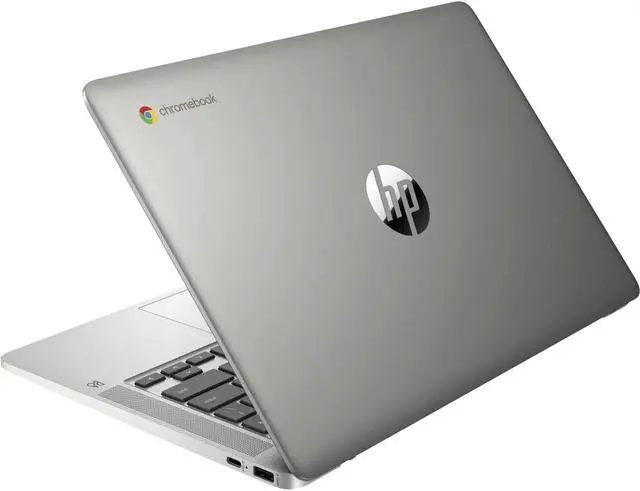 Alt view image 9 of 20 - HP Chromebook 14-NA Intel Celeron N4000 4GB 64GB eMMC 14-Inch FHD WLED Chrome OS