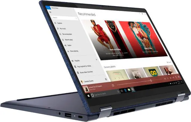 Alt view image 9 of 9 - Lenovo Yoga 6 13 2-in-1 13.3" Touch Screen Laptop - AMD Ryzen 5 - 8GB Memory - 256GB SSD - Abyss Blue Fabric Cover 82FN003TUS Tablet Notebook PC