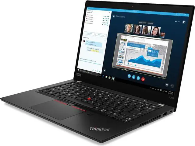 Alt view image 4 of 6 - Lenovo ThinkPad X395 13.3" Touch 8GB 256GB SSD AMD Ryzen 7 3700U X4 2.3GHz Win11P, Black