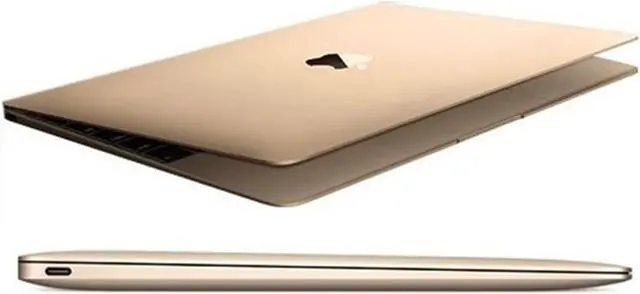 Alt view image 3 of 3 - Apple MacBook MK4M2LL/A 12" 8GB 256GB SSD Core™ m-5Y31 1.1GHz Mac OSX, Gold